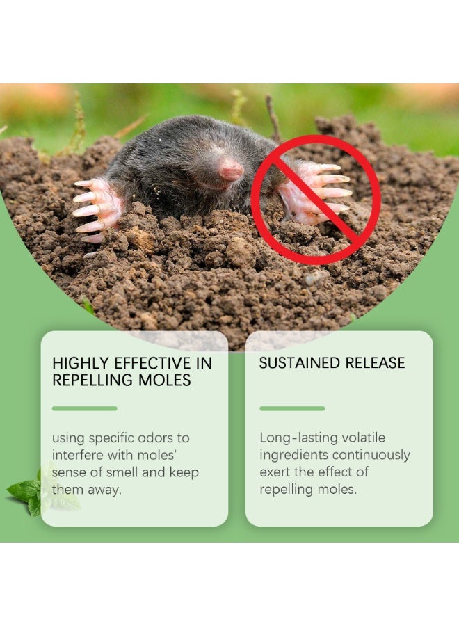 Generic Mole Repellent Pills Outdoor Courtyard Mole Repellent Smell Repellent Free from Mole Interference Repellent Pills*10+Mesh Bags*3  - Image 3