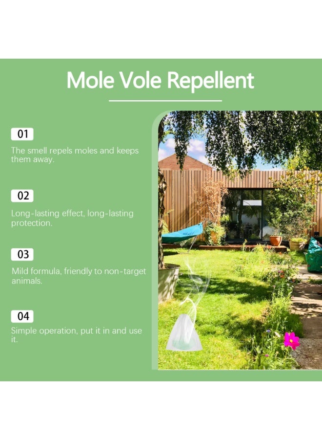 Generic Mole Repellent Pills Outdoor Courtyard Mole Repellent Smell Repellent Free from Mole Interference Repellent Pills*10+Mesh Bags*3  - Image 2