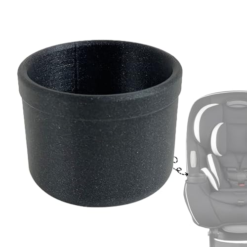 Hwborsix 1PC Car Seat Cup Holder Compatible with Safety 1st Everfit Grow and Go MaxiCOSI Pria Cosco AllinOne Black Single Cup Holder Model C6577 - Image 1