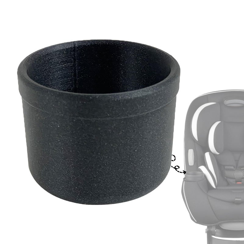 Hwborsix 1PC Car Seat Cup Holder Compatible with Safety 1st Everfit Grow and Go MaxiCOSI Pria Cosco AllinOne Black Single Cup Holder Model C6577 - Image 3