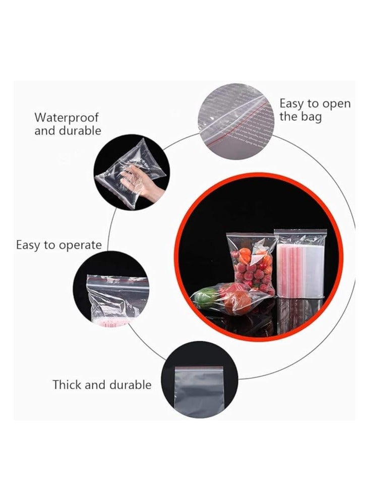 Terabyte Small Clear Plastic Ziplock Bags Reclosable Cello Poly Bag Treat Self Sealing Bags Favor Storage Bags for Snacks Bakery Cookies Candies Decorative Wrappers 3x4 (100pcs) - Image 4