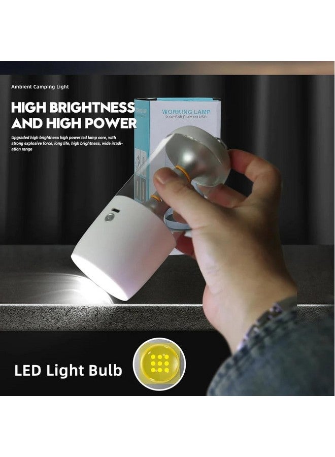 SEMITO Emergency Lantern led Light Rechargeable Light Camping Lantern Camping Torch Camping Atmosphere Light, Waterproof Portable lamp USB-C Rechargeable Outdoor Light Tent Decorative Lantern 3 Mode - Image 4
