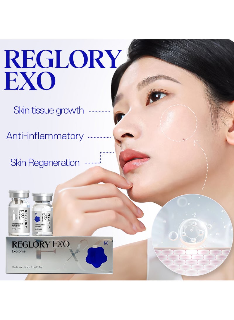 stayve Medisco Reglory EXO Advanced Exosome Skin Glow Regeneration Solution for Youthful Hydrated Skin 1x50mg + 1x6ml - Image 3