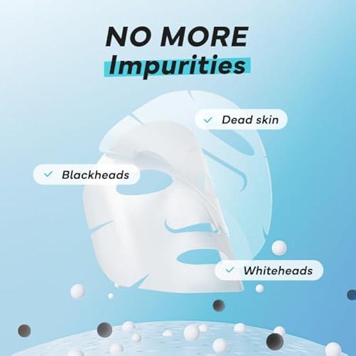 SAM'U Galacto Pore Two Step Mask Pore Cleansing Korean Face Mask, Gentle Pore Care Mask, AHA/BHA/PHA + LHA Exfoliating Formula with Amino Acids & Centella Asiatica for Korean Glass Skin (4 Sheets) - Image 2