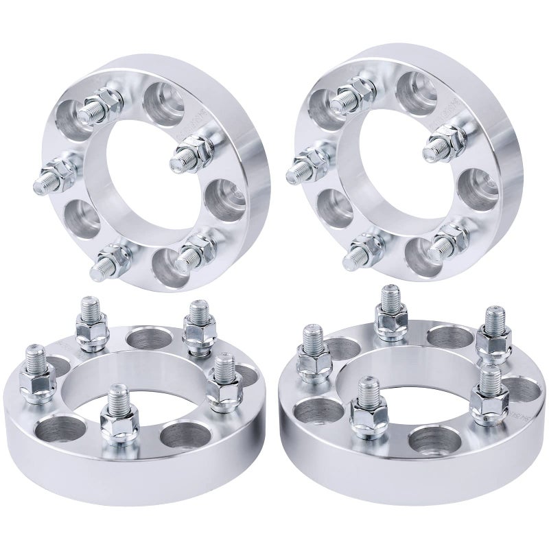 DCVAMOUS 4PC 5x475 to 5x45 Wheel Adapters 125 Inch with 12x15 Studs Compatible with Chevy GMC 5 Lug 5x12065 to 5x1143 for 19822002 Camaro 19842021 Corvette 19832005 Blazer 19822004 S10