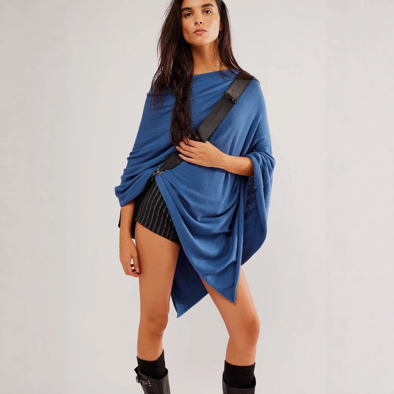 كنزة نسائية بلون سادة - Image 3