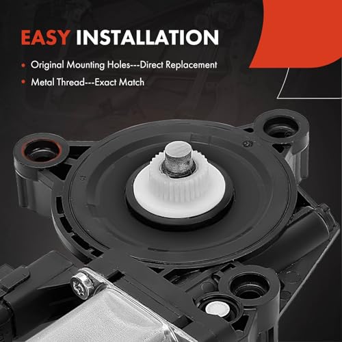 A-Premium Power Window Lift Motor Compatible with Hyundai Sonata 2013-2015, Elantra 2011-2016, Elantra Coupe 2013, with 2-Pin Connector, Replace# 824503X000, 824503X100 - Image 5