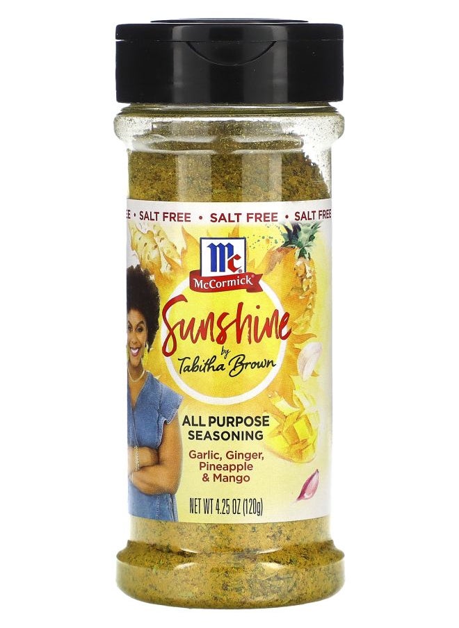 McCORMICK - All Purpose Seasoning Sunshine by Tabitha Brown Salt Free 4.25 oz (120 g) - Image 1