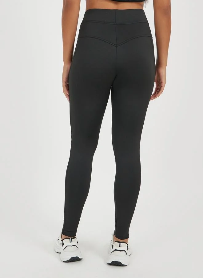 Styli Seam Contour Detail Leggings