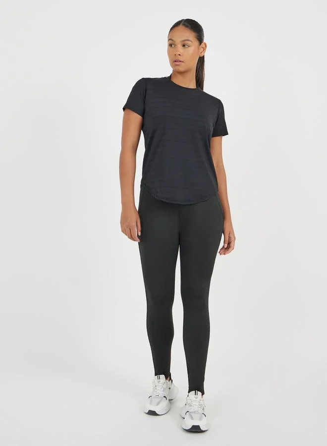 Styli Active Seam Contour Detail Leggings