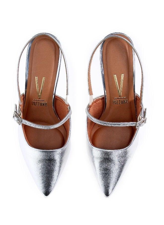 VIZZANO Low Heels Pump for Women – Elegant Office Heel Shoes & Classic Pumps for Girls - Image 5