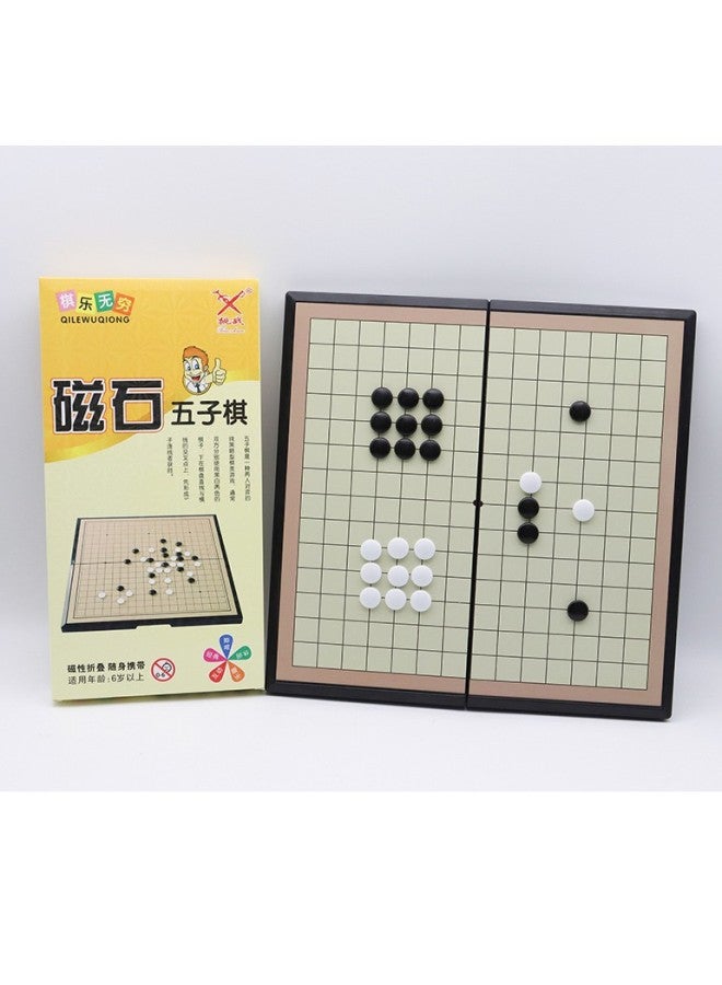 لوحة مغناطيسية قابلة للطي محمولة، ألعاب سطح مكتب للطلاب، شطرنج مغناطيسي، ألعاب تعليمية تفاعلية بين الوالدين والطفل