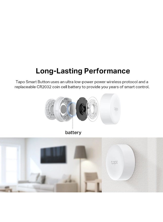 tapo TP-Link Tapo S200B Smart Wireless Mini Switch with App Control, Doorbell Function - Image 5