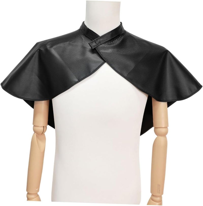 Waterproof Hair Coloring Cape 2pcs Black Salon Barber Apron Haircut Smock for Styling and Dyeing - Image 5
