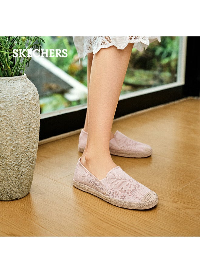 Skechers Women's Fisherman Shoes New Chinese Style Lace Flat Shoes Shallow Mouth Slip-on Commuter Shoes 113025 - Image 1
