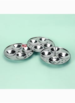 DELCASA Idli Stand, Stainless Steel 3 Plate Idli Stand, DC2749  - Image 2
