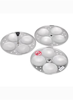 DELCASA Idli Stand, Stainless Steel 3 Plate Idli Stand, DC2749  - Image 4
