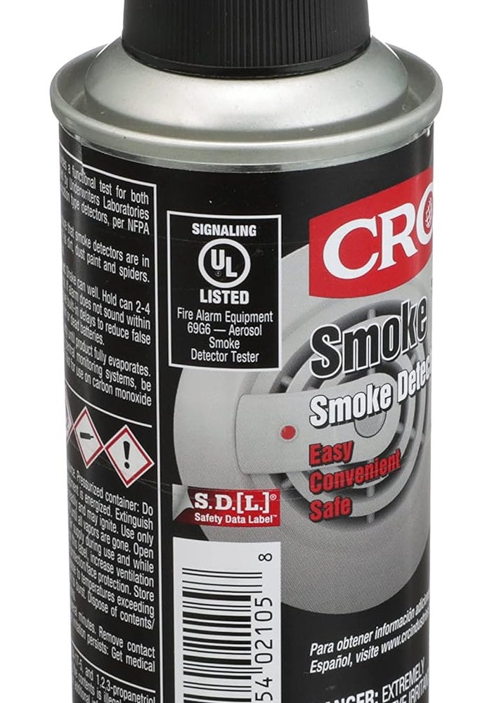 CRC 2105 Smoke Test Liquid Smoke Detector Tester - 2.5 oz Aerosol Spray - Image 3