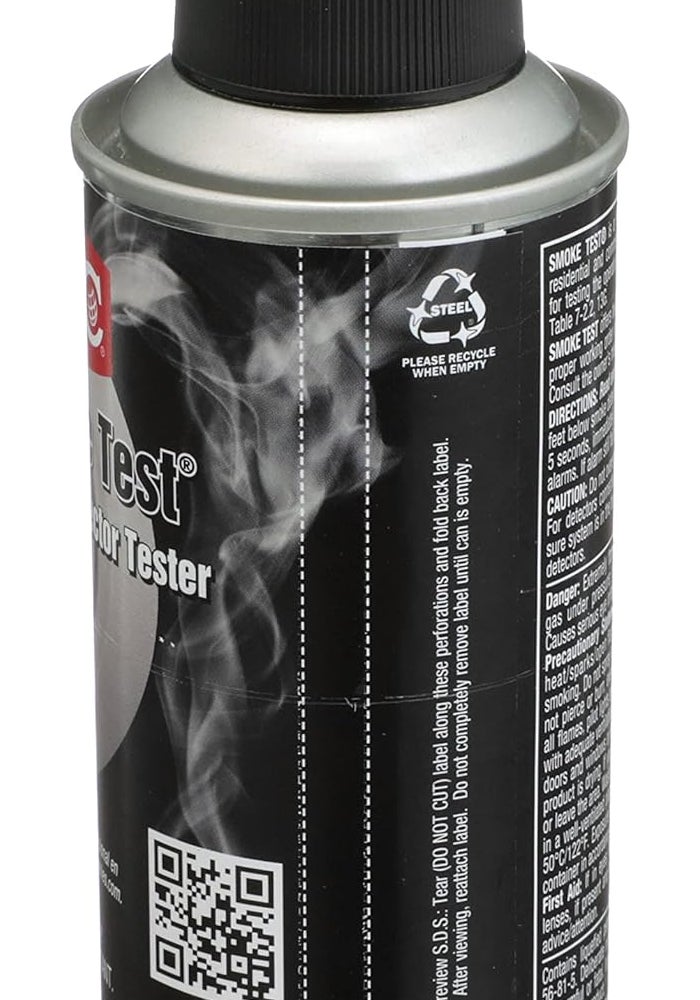 CRC 2105 Smoke Test Liquid Smoke Detector Tester - 2.5 oz Aerosol Spray - Image 4