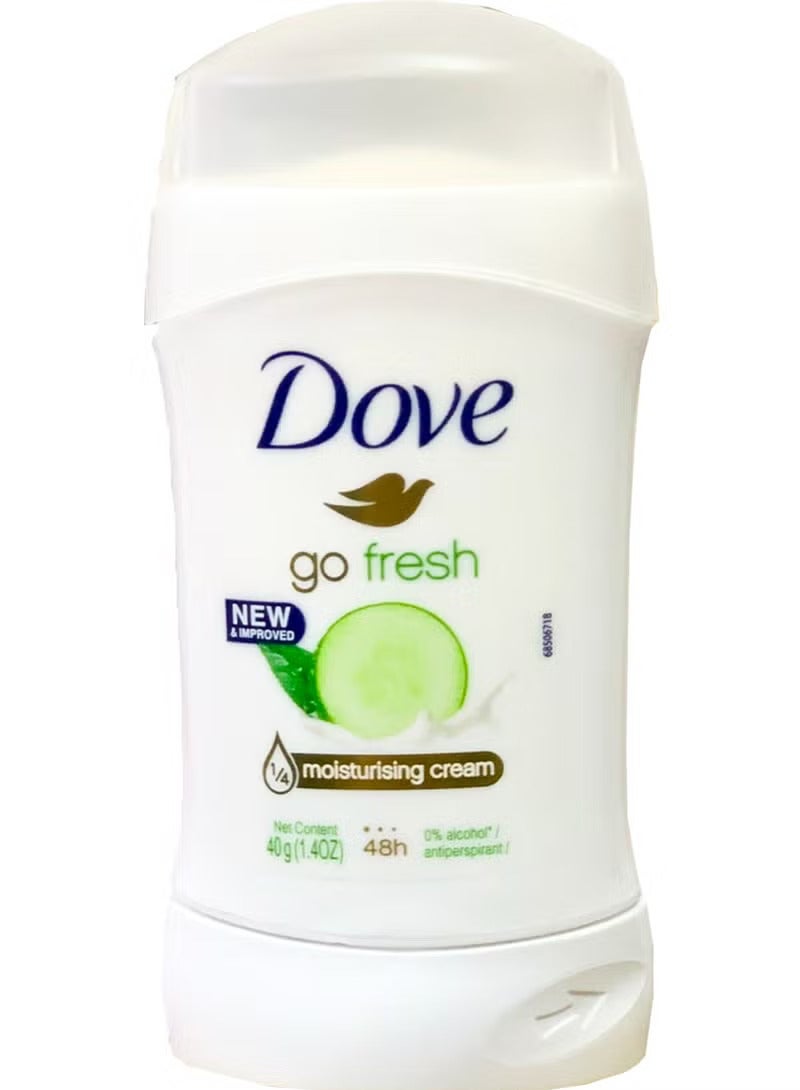 Dove Deodorant Stick Go Fresh Cucumber 40 ml (Packaging may vary)