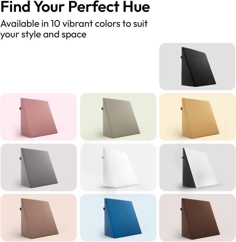 Frido Wedge Plus Cushion Cover | Ultrasoft, Breathable & Cool Pillow Cover | Aesthetic Pillow Cover for Home | Durable & Machine Washable | Coffee Brown - Image 5