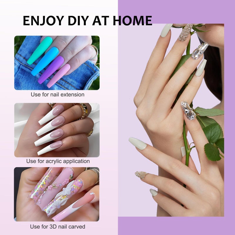 ZoCCee Acrylic Nail Brush - 100% Kolinsky Sable Hair Brush for Acrylic Application - Professional Salon-Grade Tools with Box for Nail Art, Extensions & 3D Carving (Gradient, #8) - Image 4