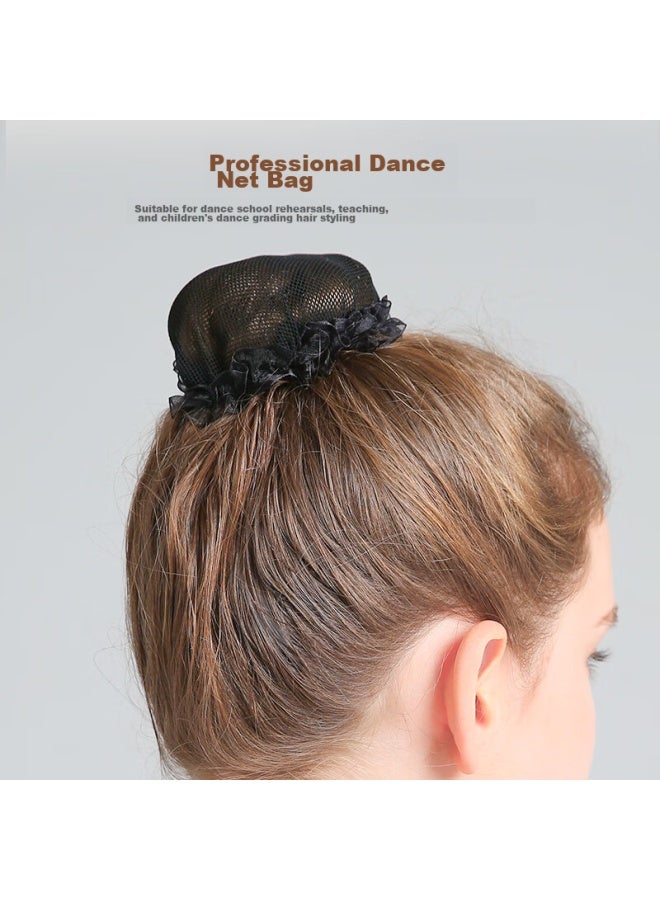 Smart Friends Zhiyouban Children's Hair Accessories, Girls' Hair Ornaments, Hair Bands, Barrettes, Hair Clips, Dance Practice And Bun Making Set, 34 Pieces, Black - Image 2