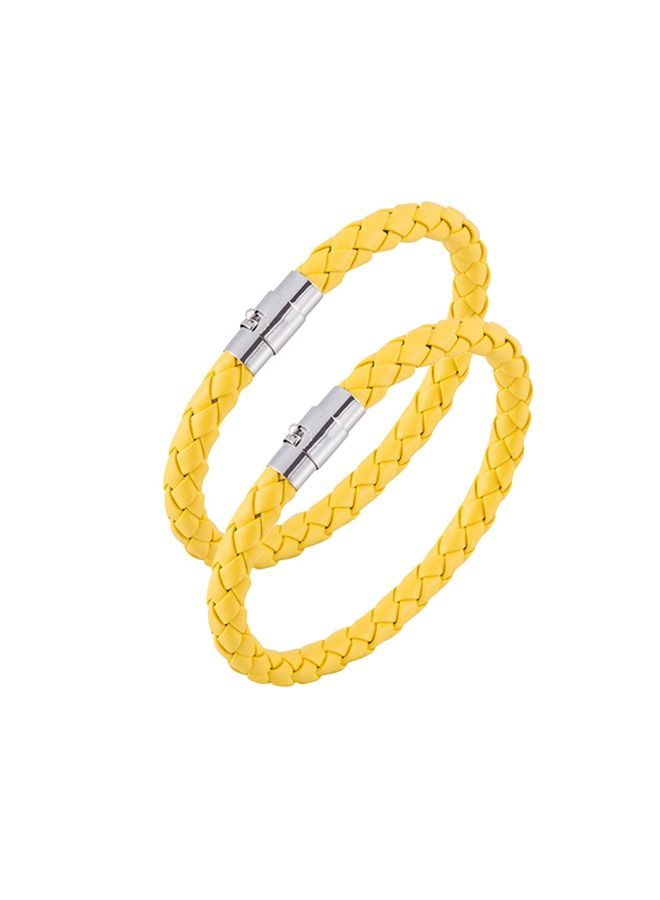 2 Pieces Leather Punk Bracelet  - Image 3