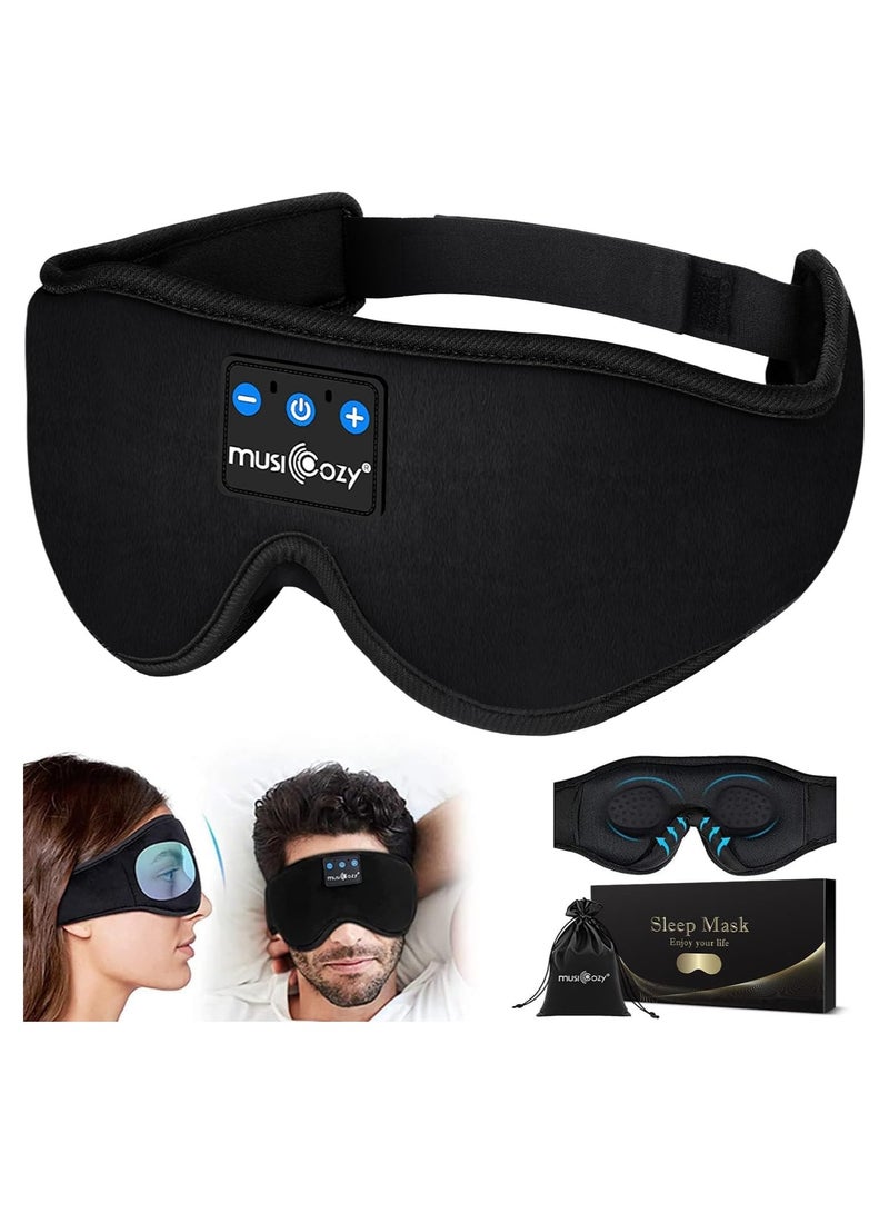 general Sleep Mask Bluetooth Earphones Bluetooth Sleep Mask Wireless Music Travel Sleep Headset with Ultra Thin HD Stereo Speakers and Portable Case - Image 1