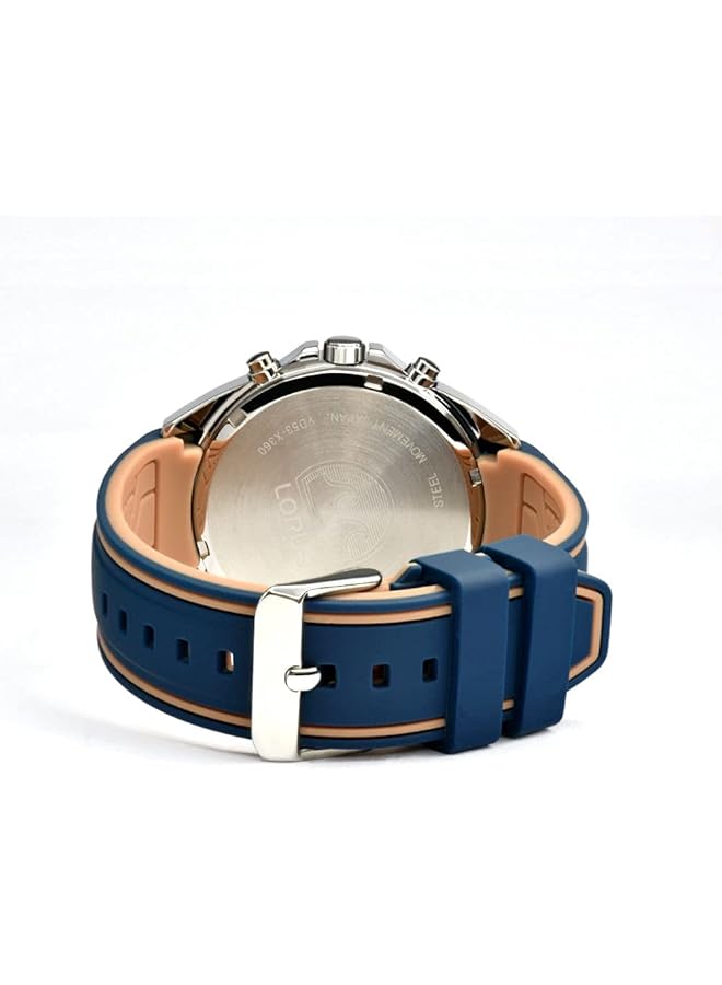 لوراس ساعة رياضية كرونوغراف بسوار سيليكون للرجال Rt385Hx9 - Image 3