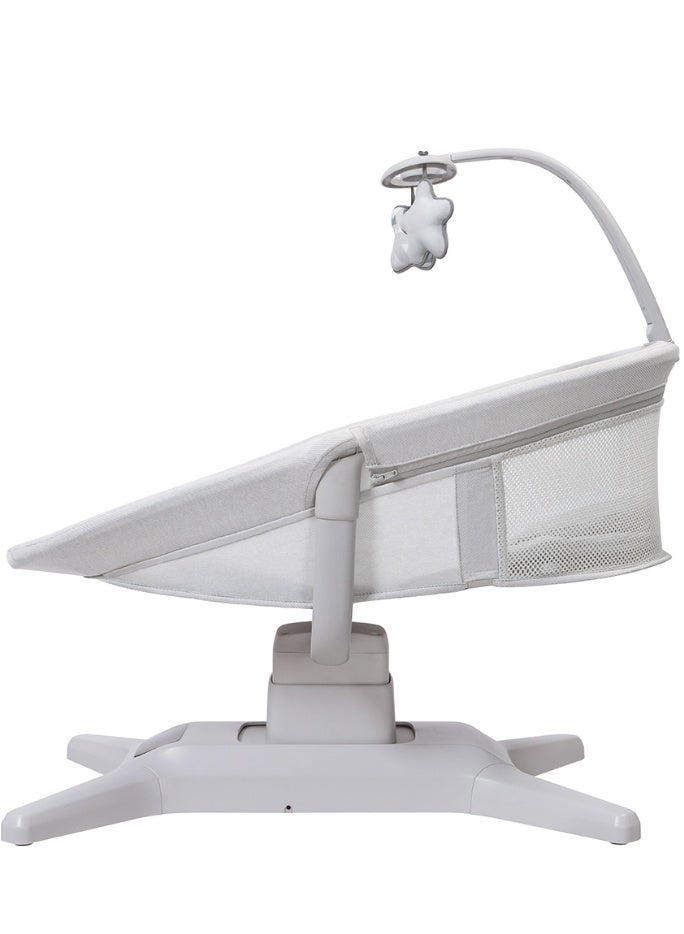 ماستيلا سرير هزاز كهربائي للأطفال مع موسيقى وناموسية للحماية والراحة المثالية - Image 3