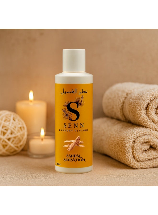Senn Luxury laundry perfume - Sandal Sensation -softener alternative - 1 bottle 250ml = 50 wash - Super long lasting fragrance - Top Europe product - Image 2