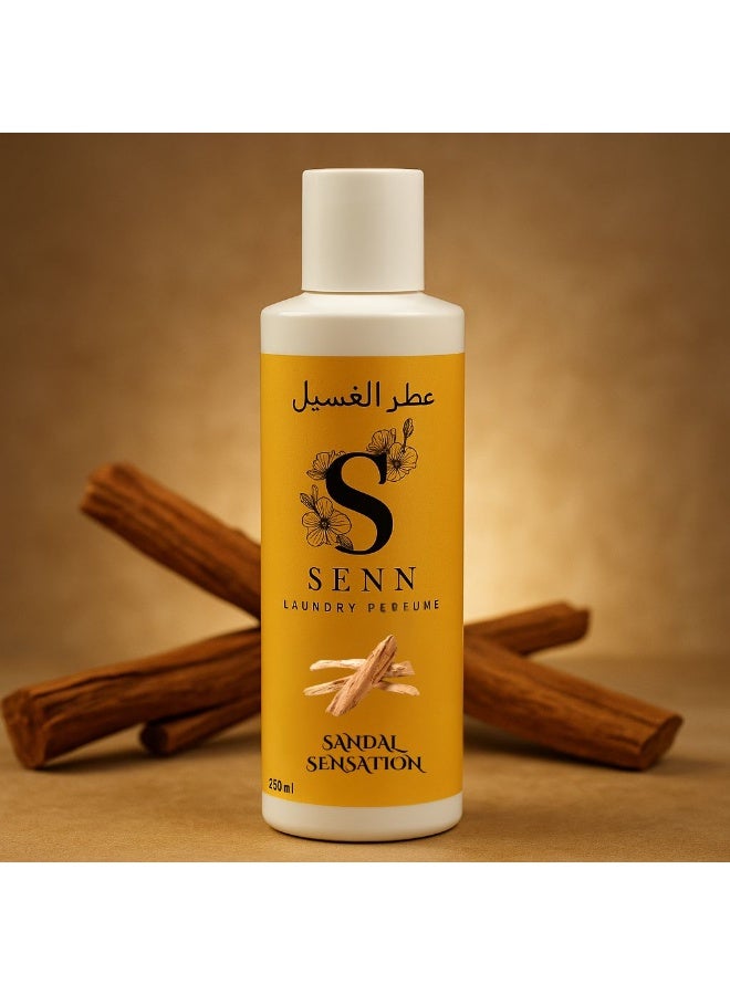 Senn Luxury laundry perfume - Sandal Sensation -softener alternative - 1 bottle 250ml = 50 wash - Super long lasting fragrance - Top Europe product - Image 3