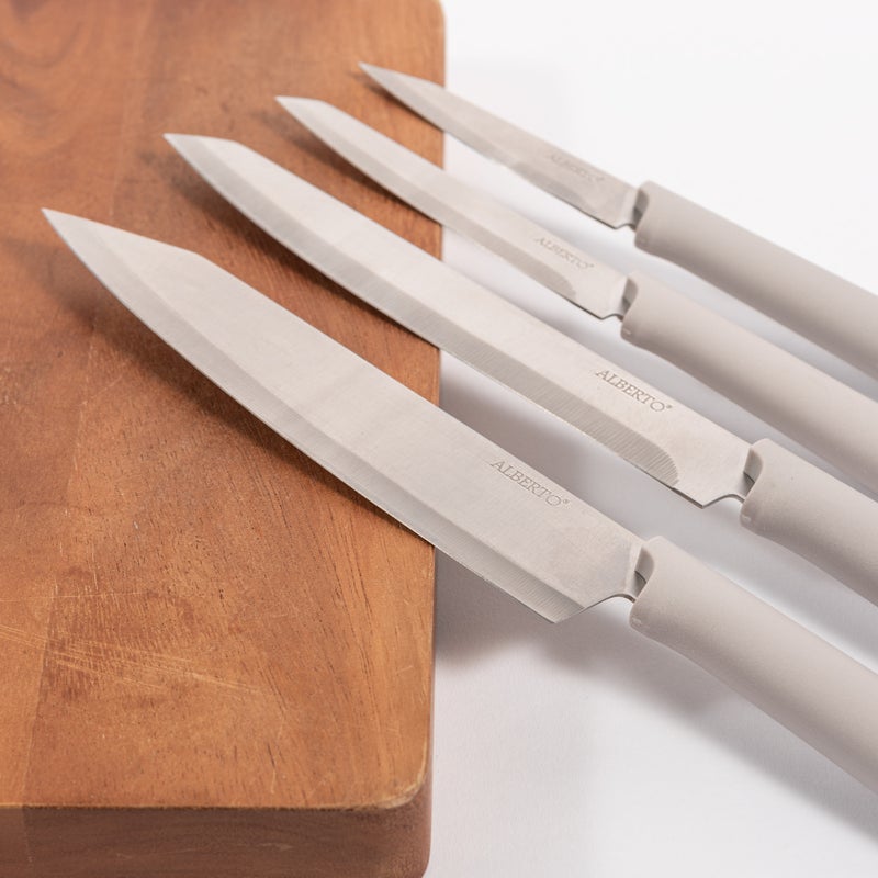 ألبرتو البرتو طقم سكاكين ستانلس ستيل 4 قطع - Image 2