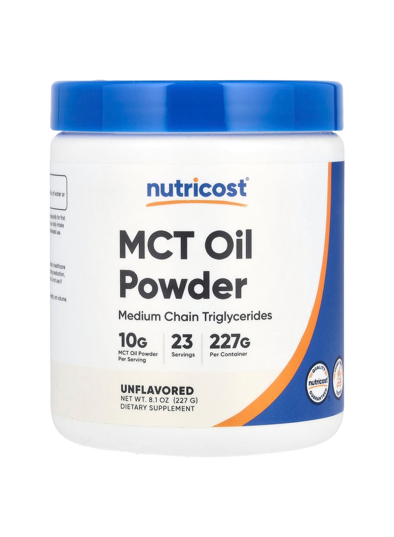 MCT Oil Powder, Unflavored, 8.1 oz (227 g)