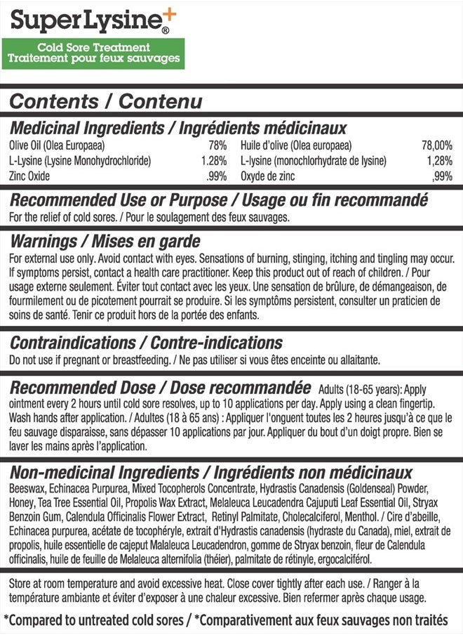 Quantum SuperLysine+ Cold Sore Treatment Ointment|Relieves Pain, Burning, and Itching|Cuts Healing Time in Half|0.25 Ounce  - Image 4