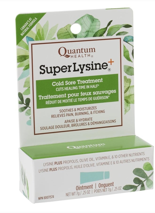 Quantum SuperLysine+ Cold Sore Treatment Ointment|Relieves Pain, Burning, and Itching|Cuts Healing Time in Half|0.25 Ounce  - Image 3