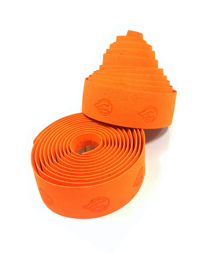 Cinelli Cork Ribbon Bicycle Handlebar Tape in Multiple Colors (Orange) - Image 2