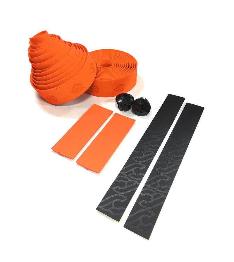 Cinelli Cork Ribbon Bicycle Handlebar Tape in Multiple Colors (Orange) - Image 3