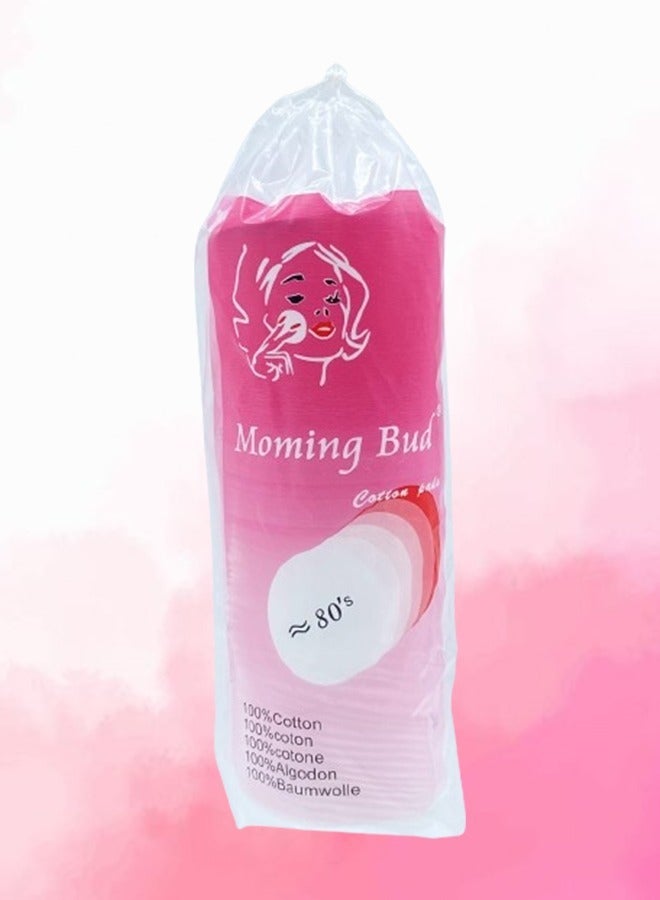 Bud 23 Packages Moming Bud Cotton Pad 80 Pieces - Image 2