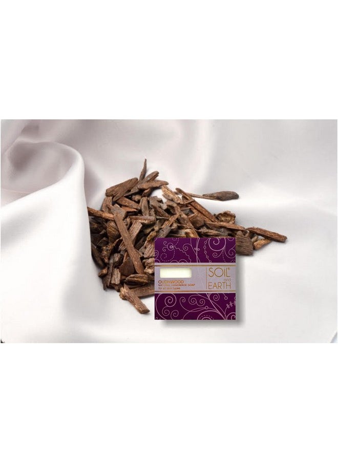 Soil And Earth - Handmade Natural Soaps(Oudhwood)_3 X 100 Gm/ 3.5 Oz. - Image 1