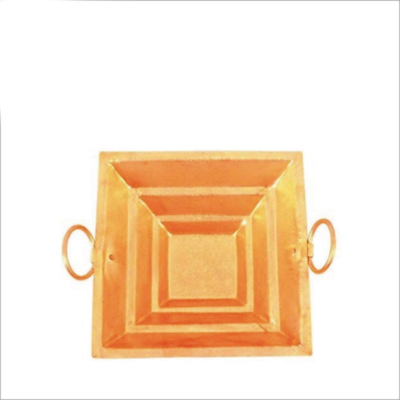 ROLIMOLI رولي مولي هاوان نحاسي 6 × 6 × 35 بوصة نحاس - Image 1