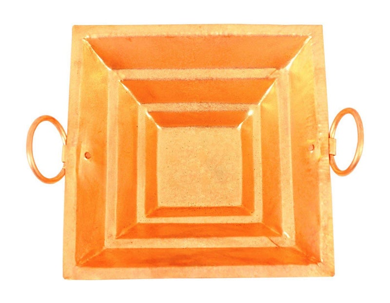 ROLIMOLI رولي مولي هاوان نحاسي 6 × 6 × 35 بوصة نحاس - Image 2