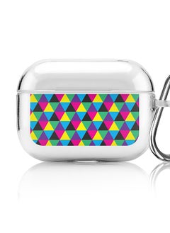Classic Clear printed Case for Apple AirPods Pro 2nd Generation Thin Transparent Cover [Designed for Apple AirPods Pro 2nd Generation] - Hallucinating Trios