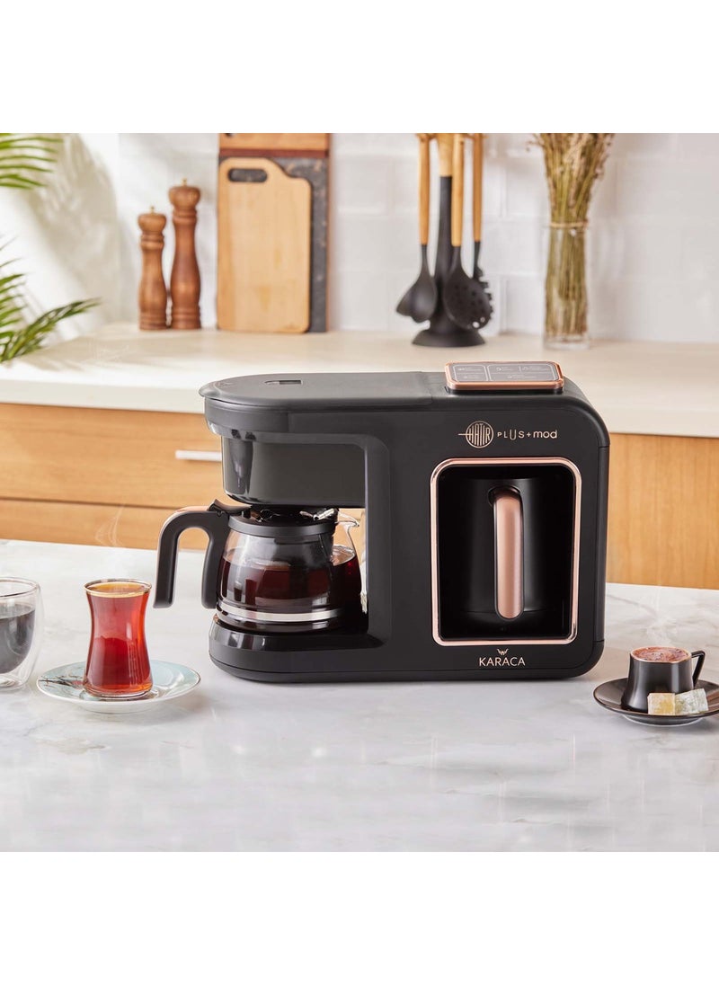 Karaca - Hatır Plus Mod 5 In 1 Coffee and Tea Machine Black Copper - Image 1