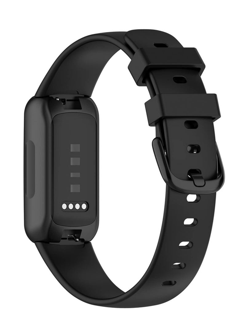 1PCS Silicone Watchband Strap For Fitbit Inspire 3 Smart Bracelet Wristband Replacement L Size Accessories Durable Soft Comfortable Stretchable Band - Image 2