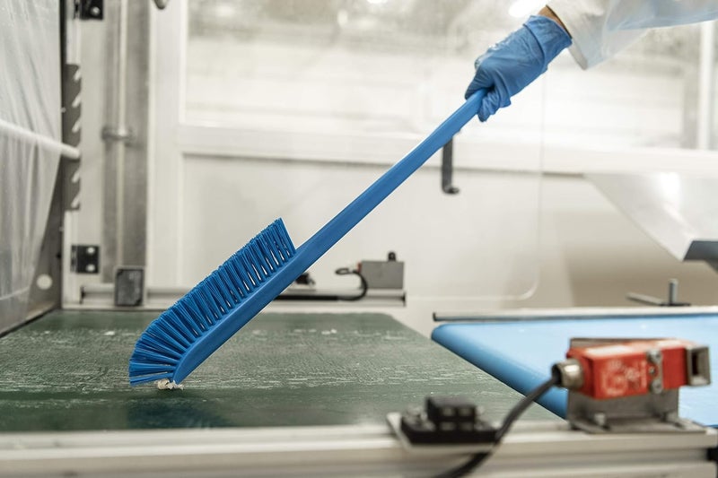 Vikan 41975 Ultra-Slim Cleaning Brush with Long Handle, 23.62" Medium, White - Image 3