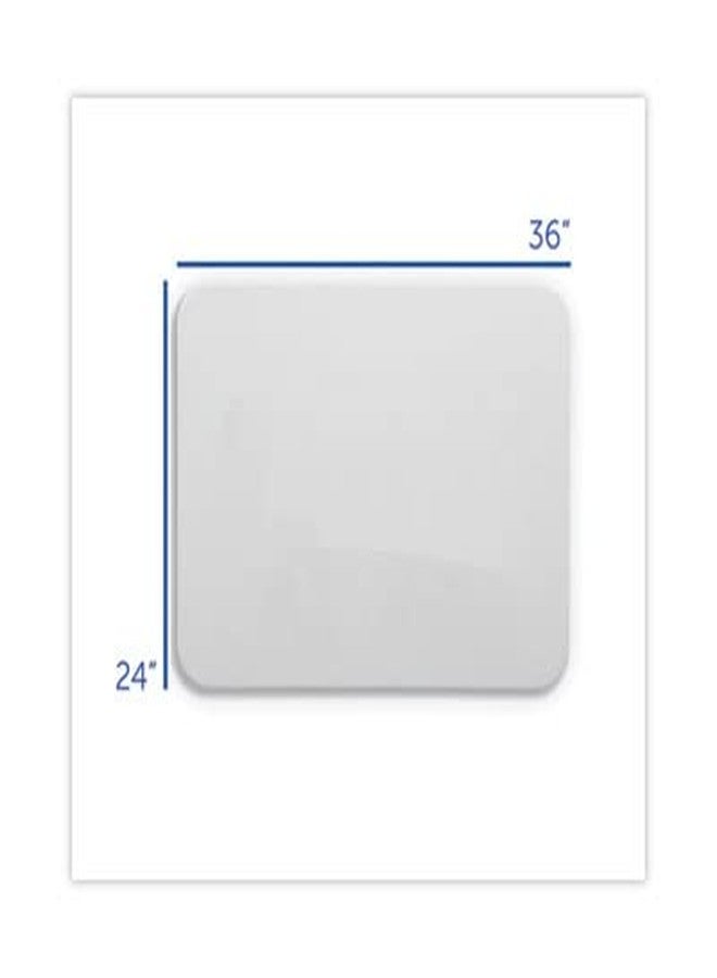 Flipside Products Flipside, FLP10027, Magnetic Dry Erase Board, 1 Each, 24 x 36, White - Image 3