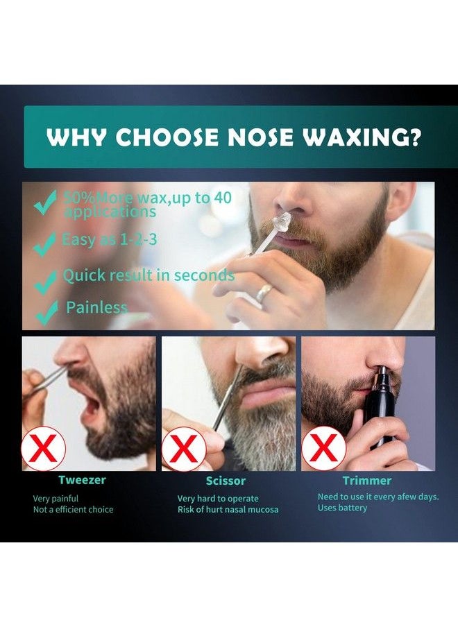 Charmonic 200 Pcs Wax Sticks Nose Wax Kit Accessories Waxing Sticks For Nose Hair Remover Wax Applicator Sticks For Nostril Nasal Cleaning Ear Face Eyebrows Hair Removal For Men Women  - Image 4