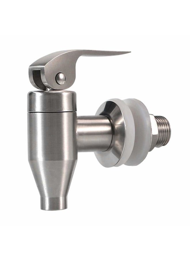 MUGLIO Stainless Steel Beverage Water Drink Dispenser Durable Replacement Push Style Spigot Faucet Food Grade Polished Finished - Image 1